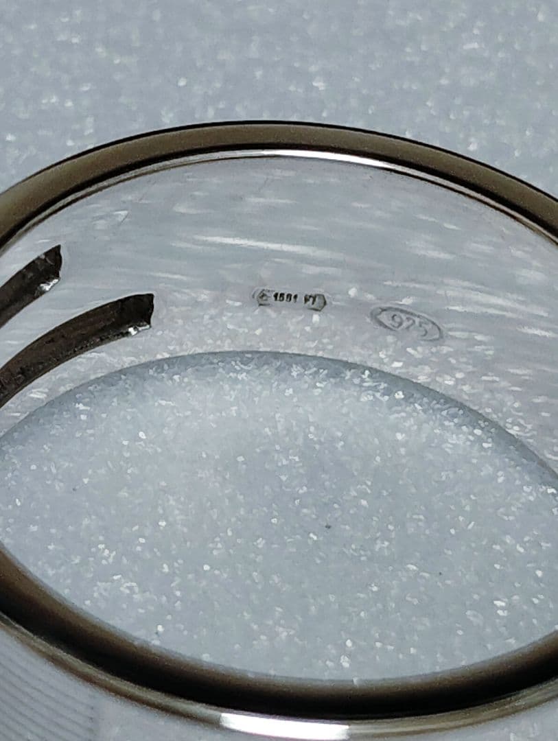 メンズ GUCCI Gカットアウトリング