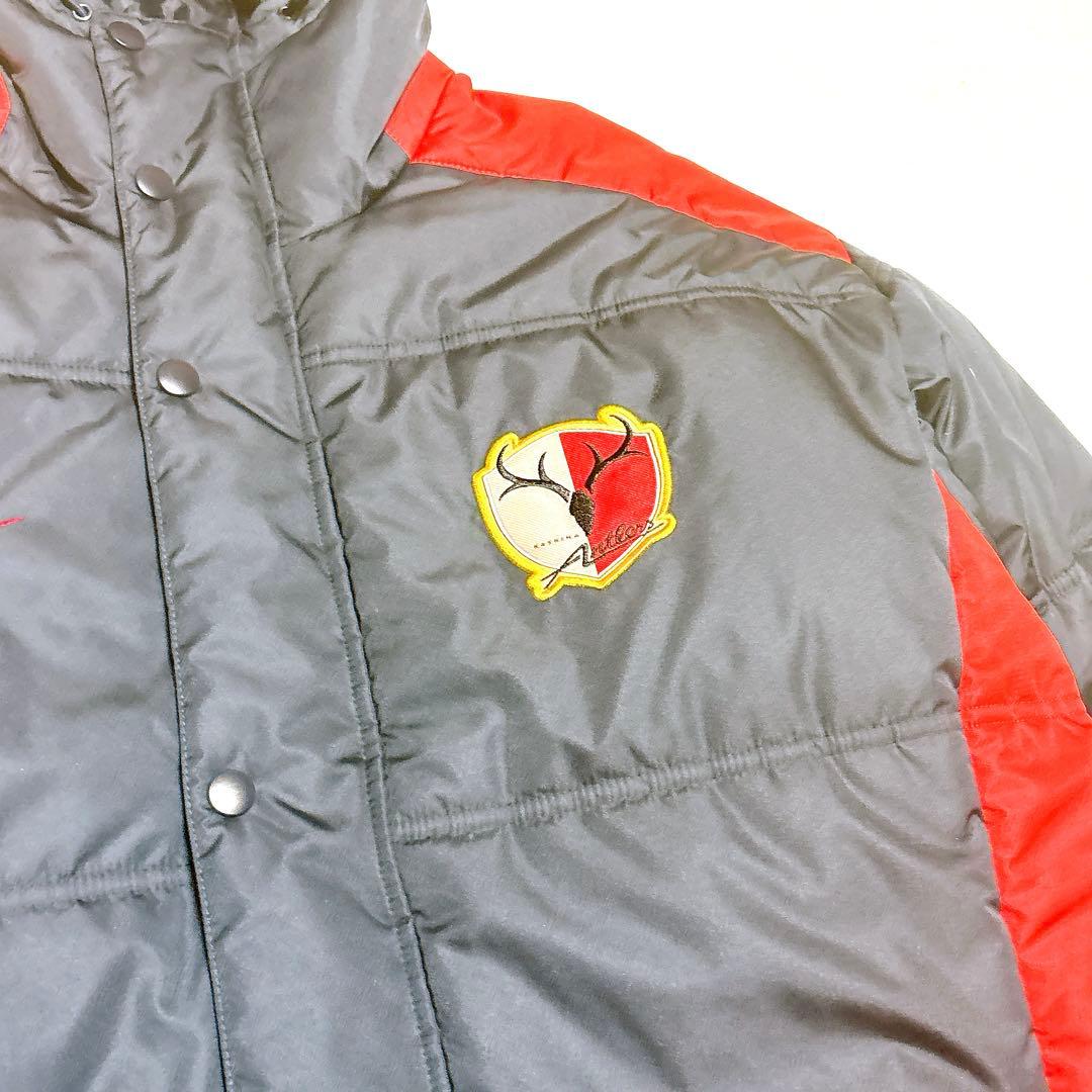 NIKE ベンチコート XL 支給品 可能性あり ネイビー×レッド 非売品 鹿島