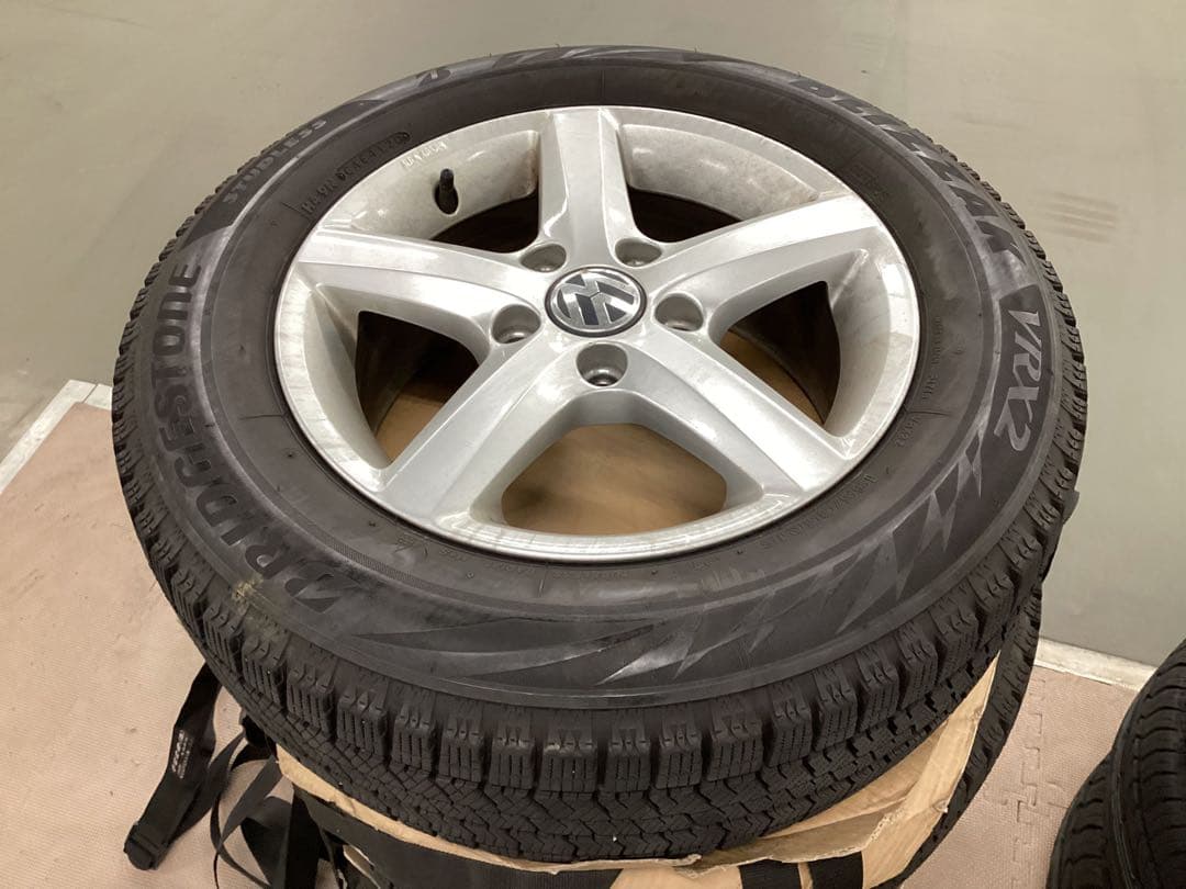 Volkswagen 純正ホイール+ブリジストン各4本 195/65R15