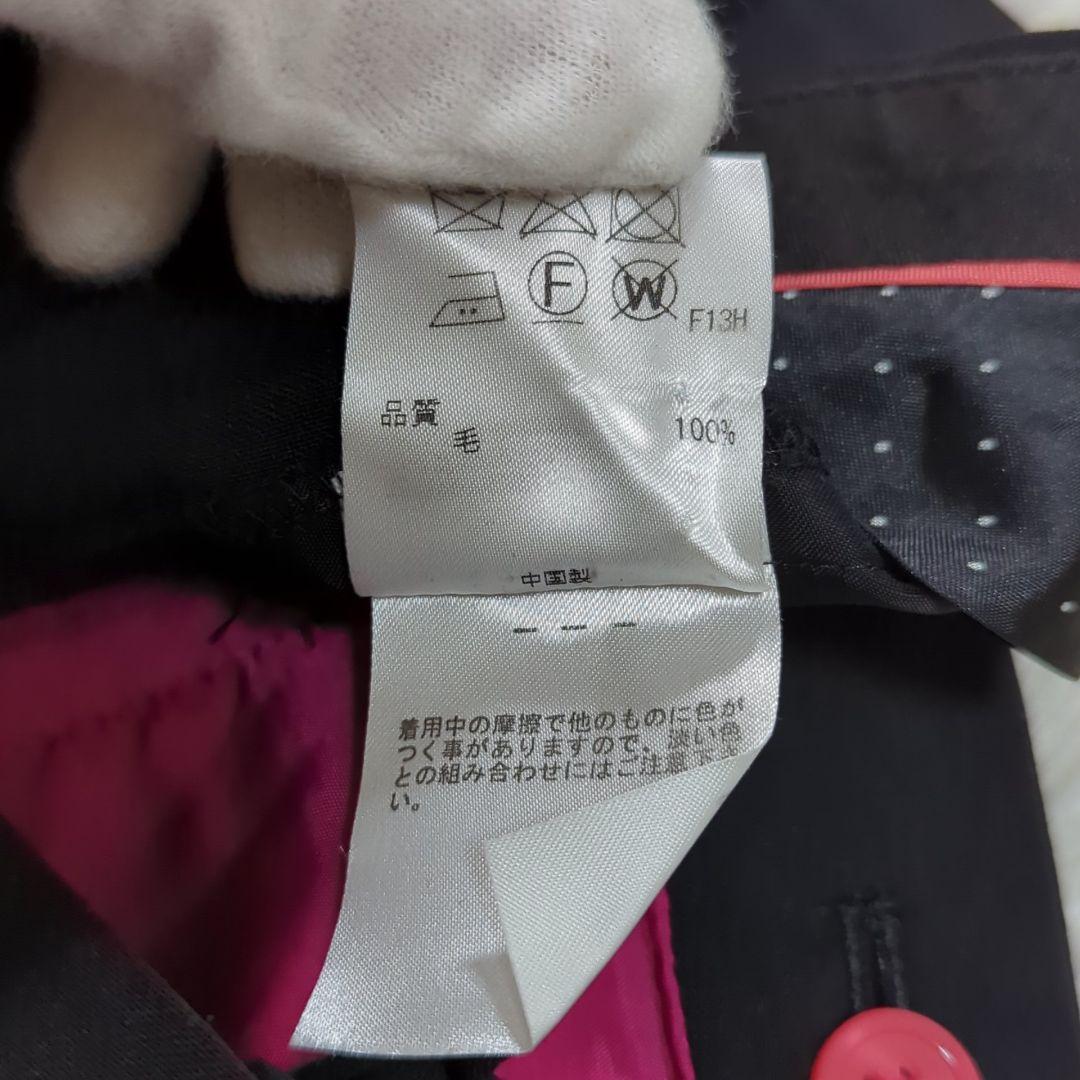 極美品 40 ポールスミス パンツスーツ セットアップ 1B ブラック