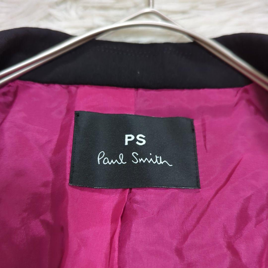 極美品 40 ポールスミス パンツスーツ セットアップ 1B ブラック