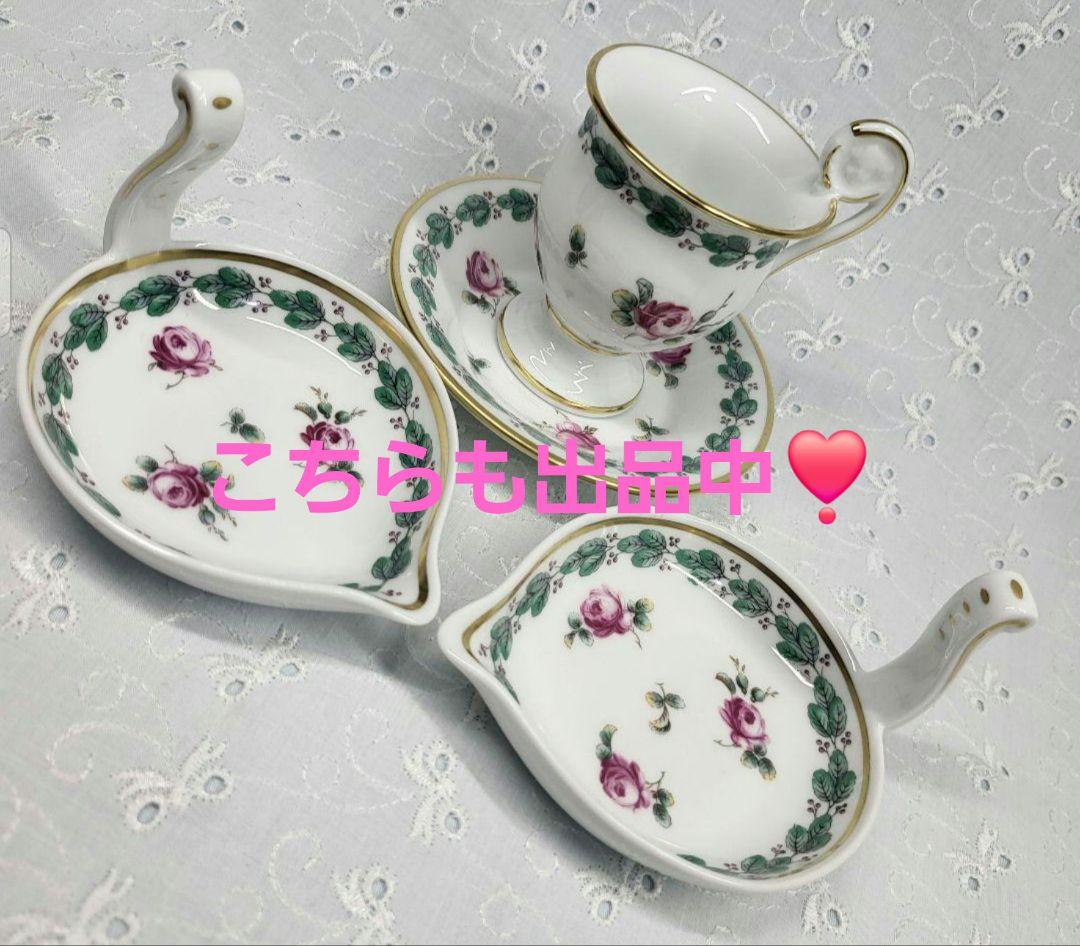 未使用近✨希少✨リチャードジノリ ガーデンローズ プレート 19cm皿②