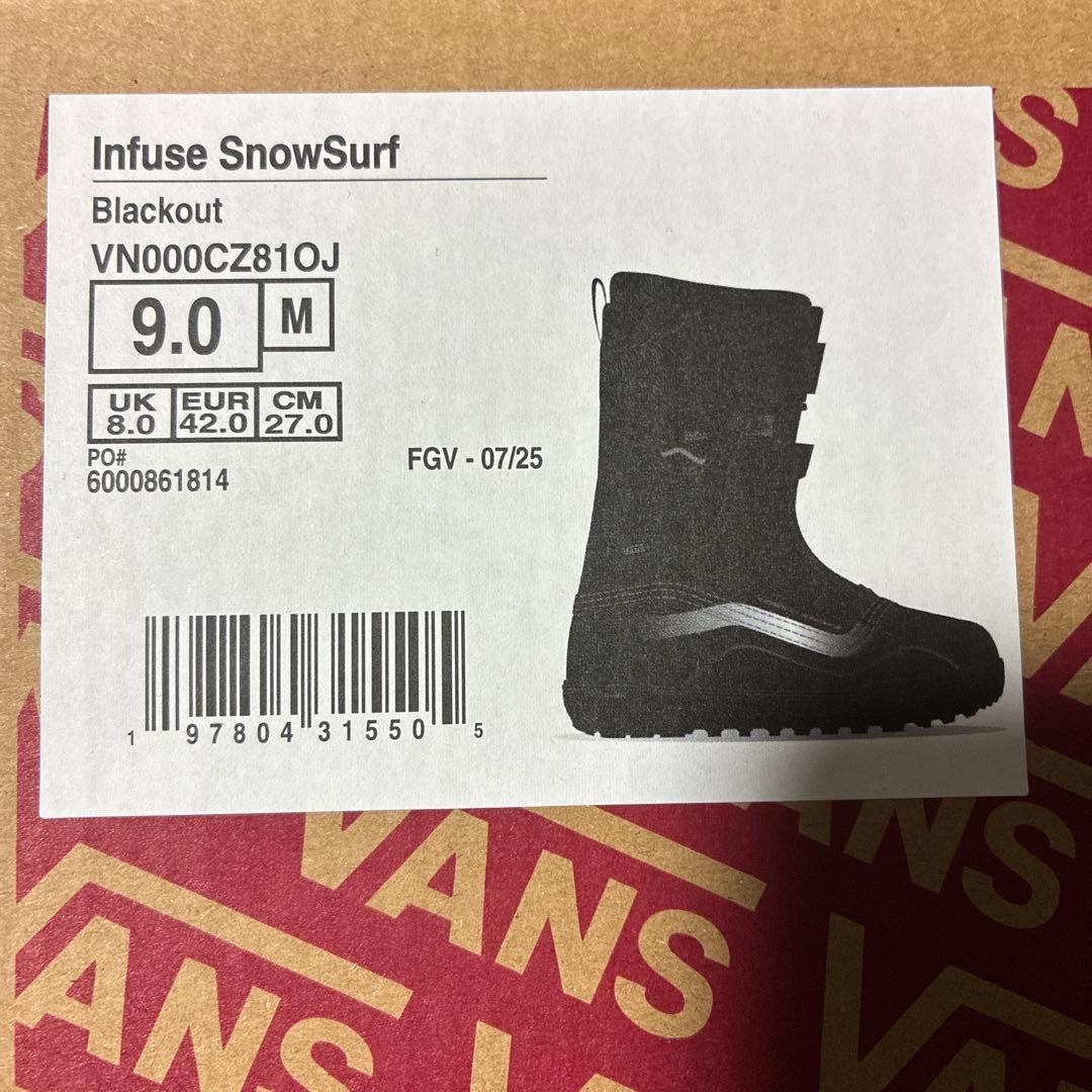 肉*噌様 新品 未使用 25-26 VANS INFUSE SURF 2