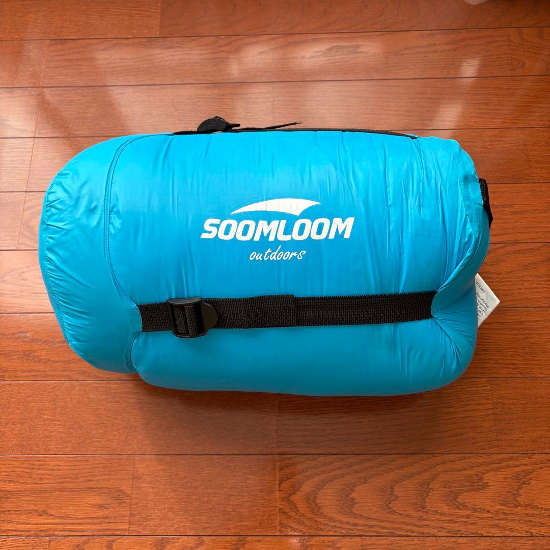 SOOMLOOM 1000gダウン寝袋 シュラフ　マミー型
