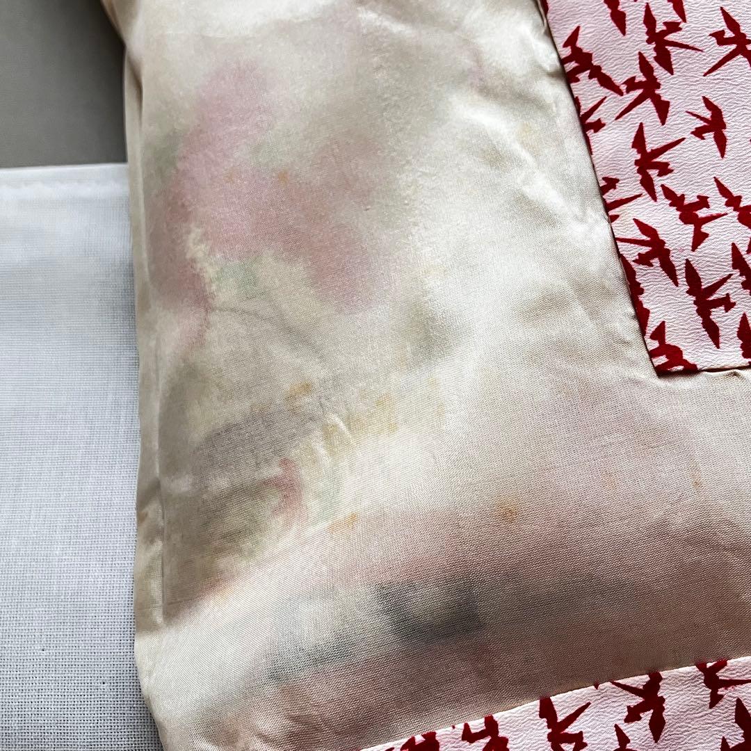 ジュニアサイズ　着物　アンティーク　七五三用　ヴィンテージ　子ども着物　四つ身