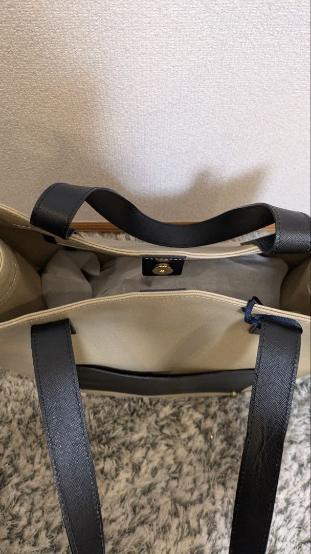 【新品】CULLNI Leather Pocket Canvas Toteタグ付