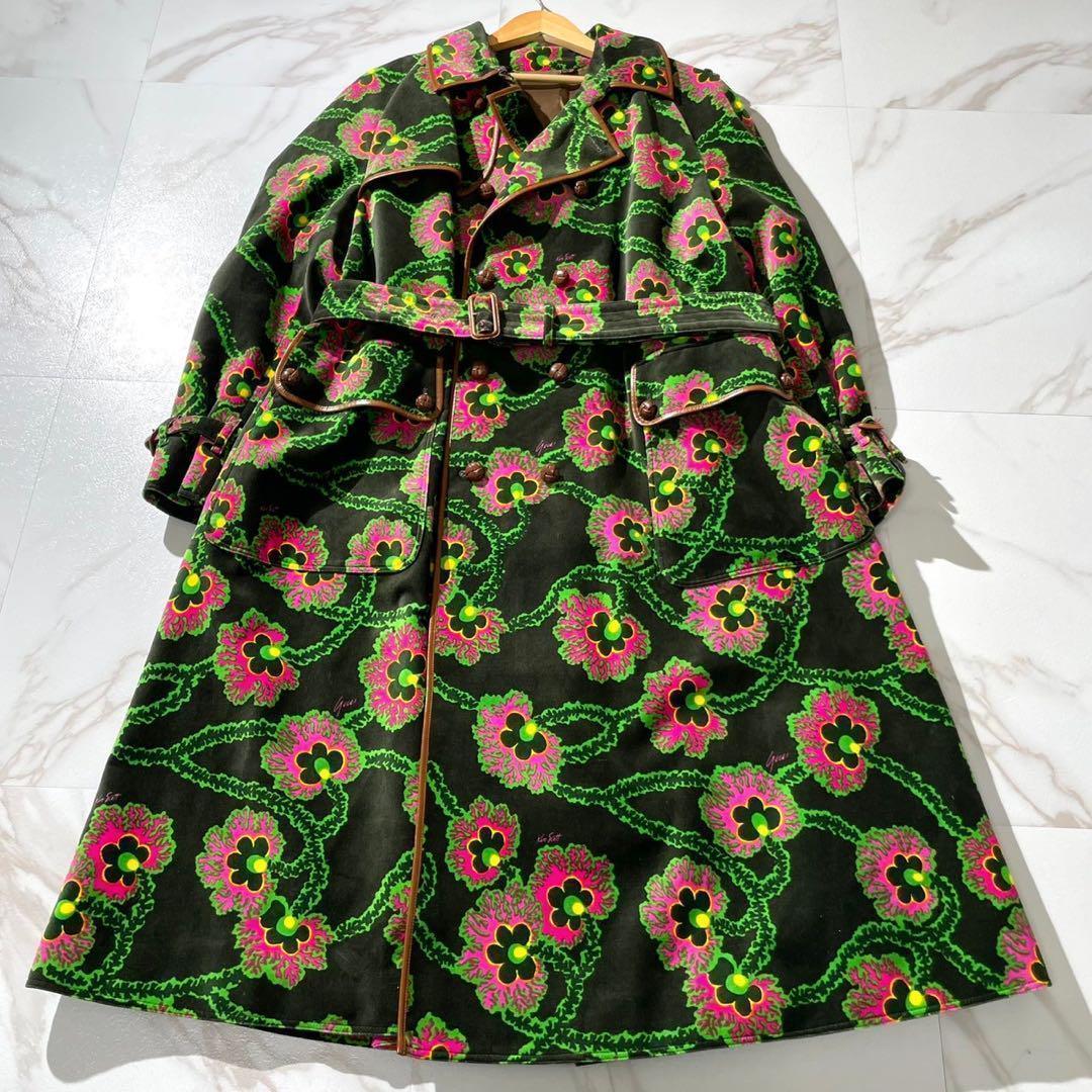 専用 21SS⭐️GUCCI ケンスコットコラボ トレンチコート ベルベット