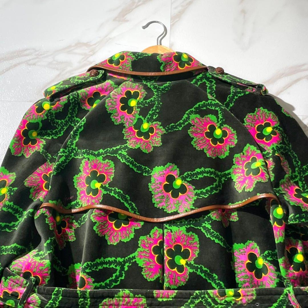 専用 21SS⭐️GUCCI ケンスコットコラボ トレンチコート ベルベット