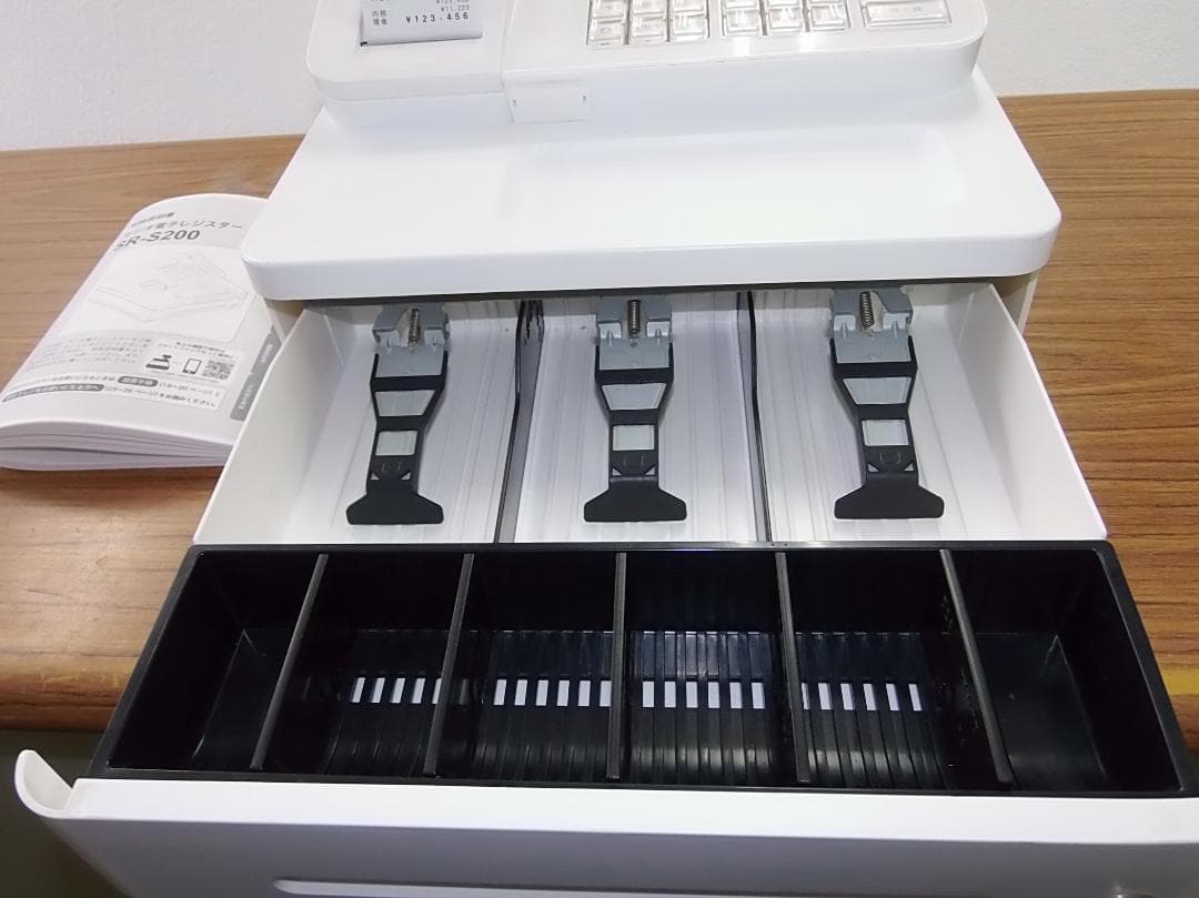 SR-S200すぐ使える設定無料カシオ10部門レジスター25040901