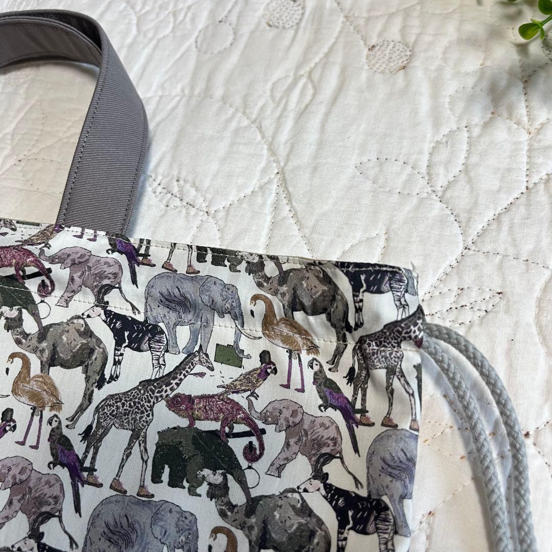 リバティ　キューフォーザズー　レッスンバッグ　　ナップサック　上靴袋　3点　入園