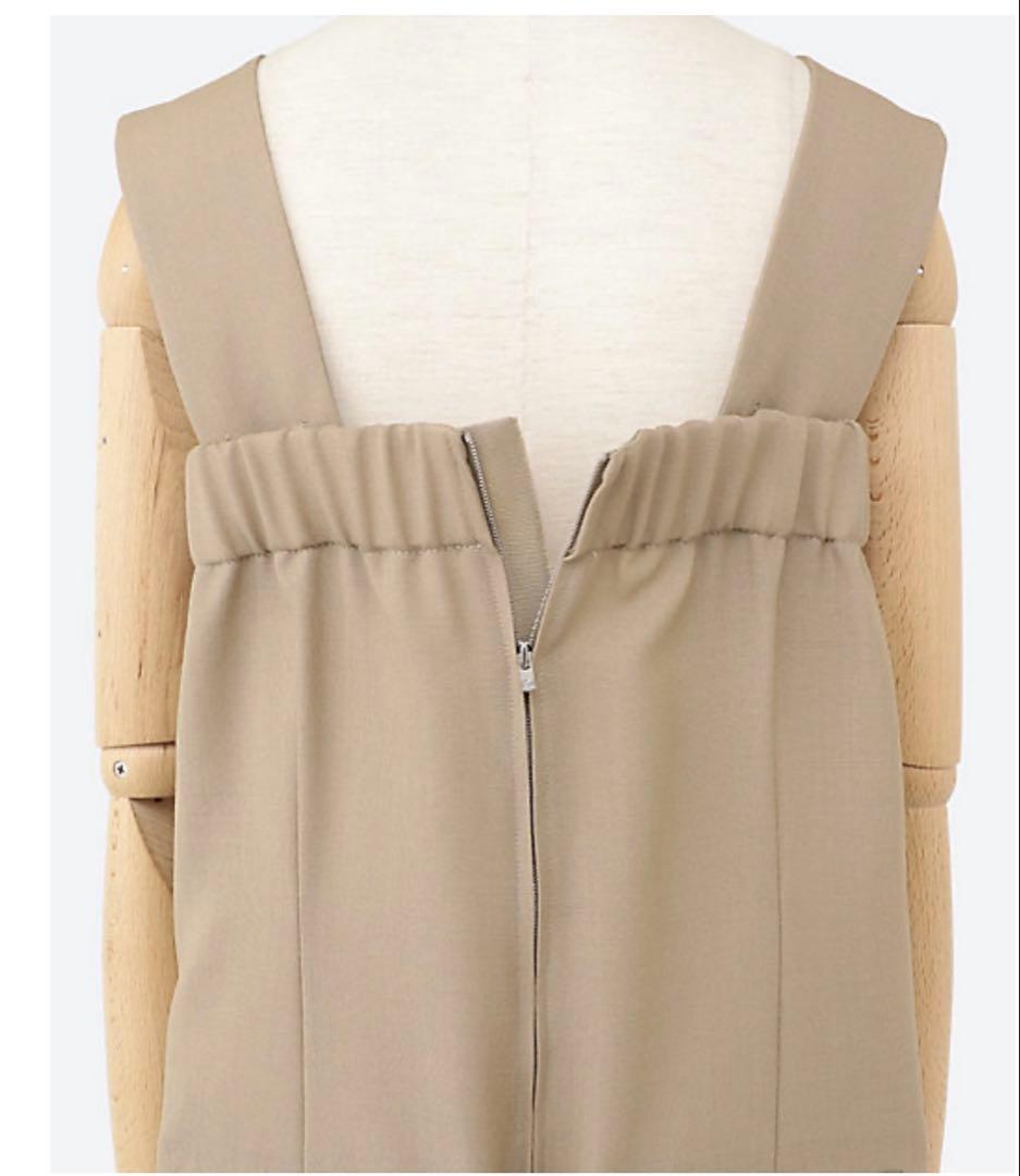 ebure ハイカウントドライウール ワンピース サロペット