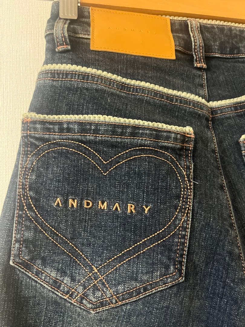 ANDMARY Heart stitch denim※注意事項あり