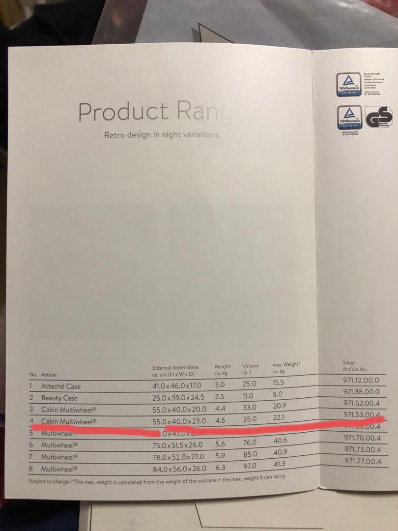 GOD　☆美品☆リモワ RIMOWA クラッシックフライト