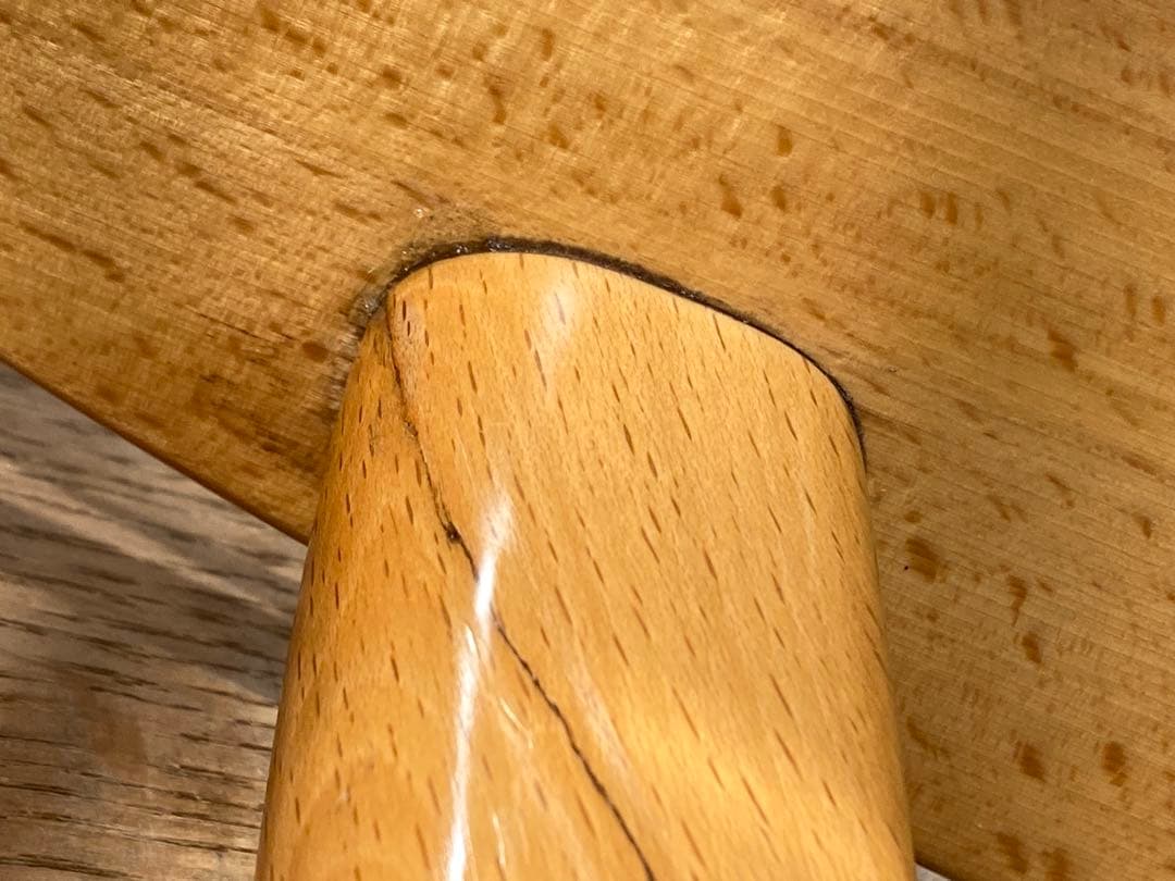 画像83枚 キツツキ ダイニングチェア リペア有 ナチュラル 昭和56年 アーム