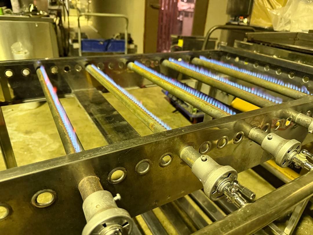 鉄板焼き器　プロパンガス　幅900mm