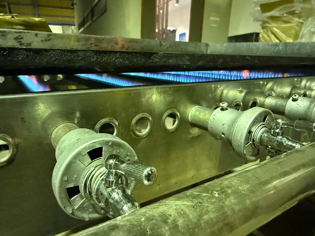 鉄板焼き器　プロパンガス　幅900mm