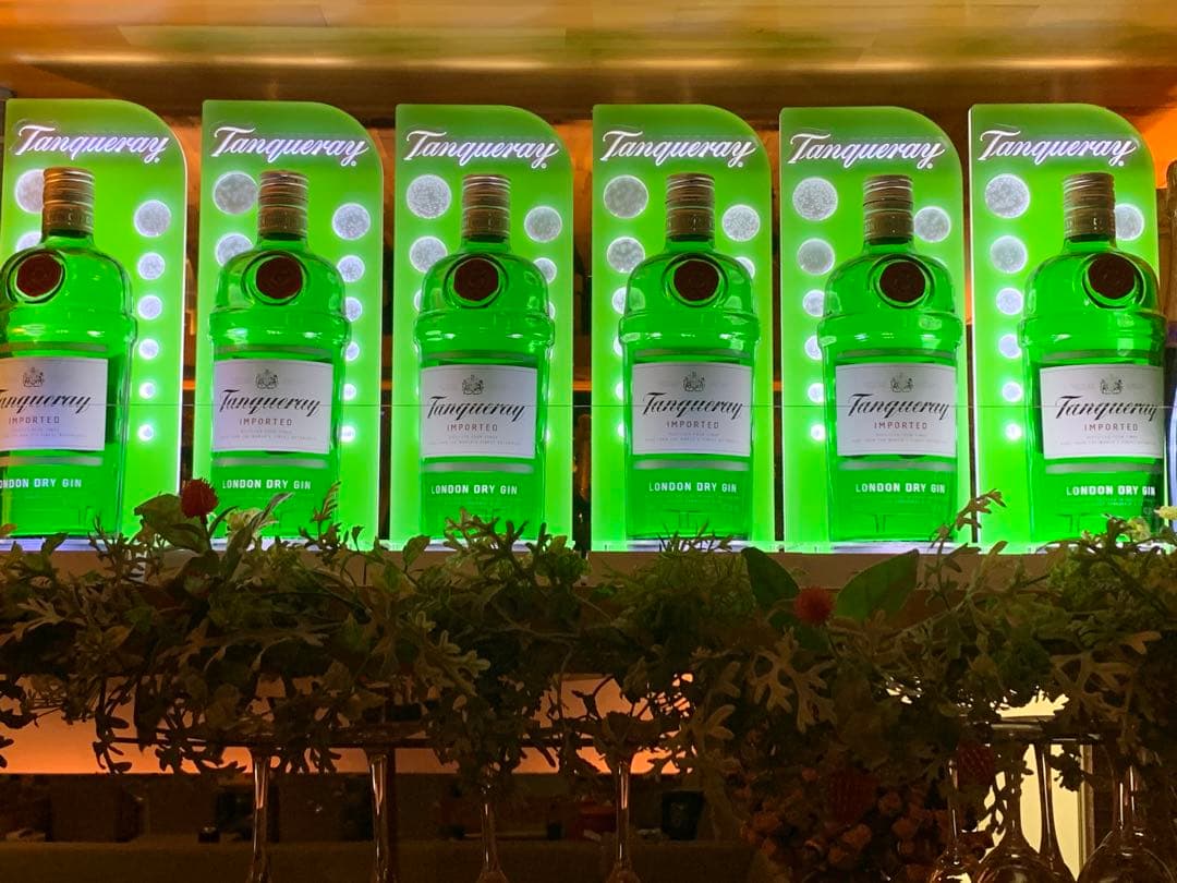 タンカレー　ボトルディスプレイ　中古