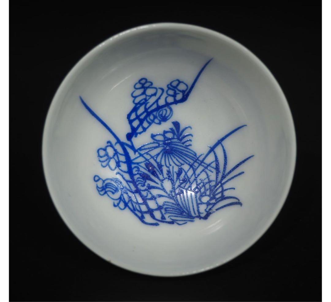 送料無料　幕末～明治　煎茶碗６客　珍品　煎茶道具