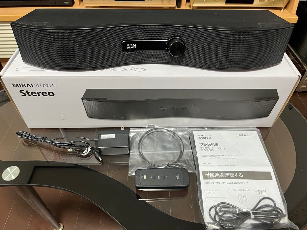 みやちゃんさん専用の MIRAI スピーカー ステレオ ブラック