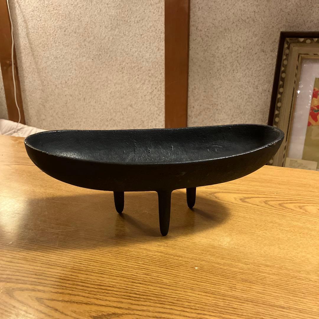 水盤 三つ脚 鉄器 南部鉄器　中古