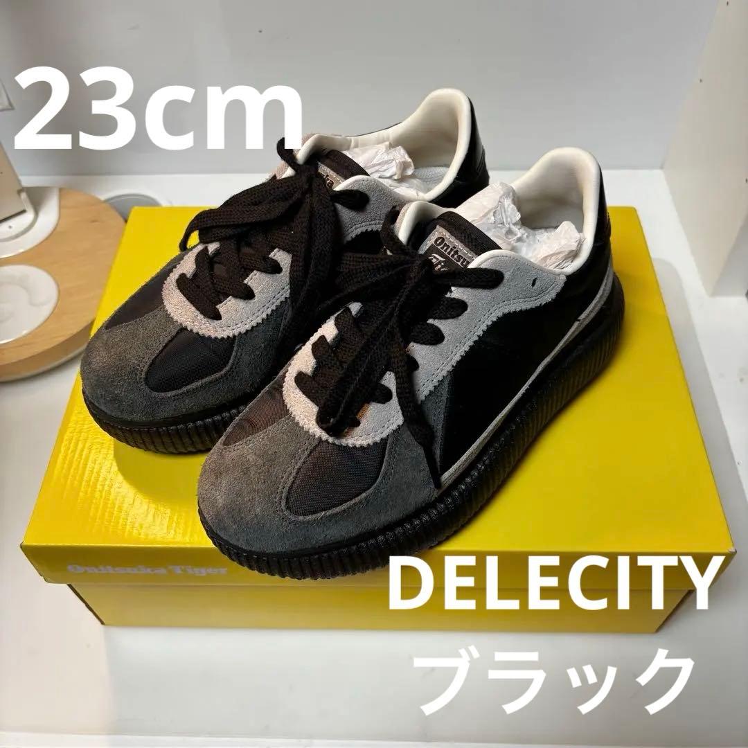 Onitsuka Tiger DELECITYスニーカー 23.0 cmブラック