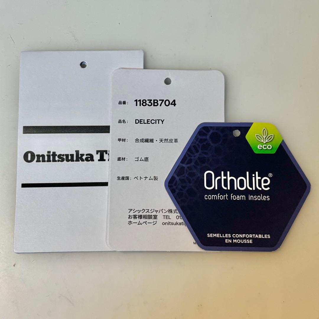 Onitsuka Tiger DELECITYスニーカー 23.0 cmブラック