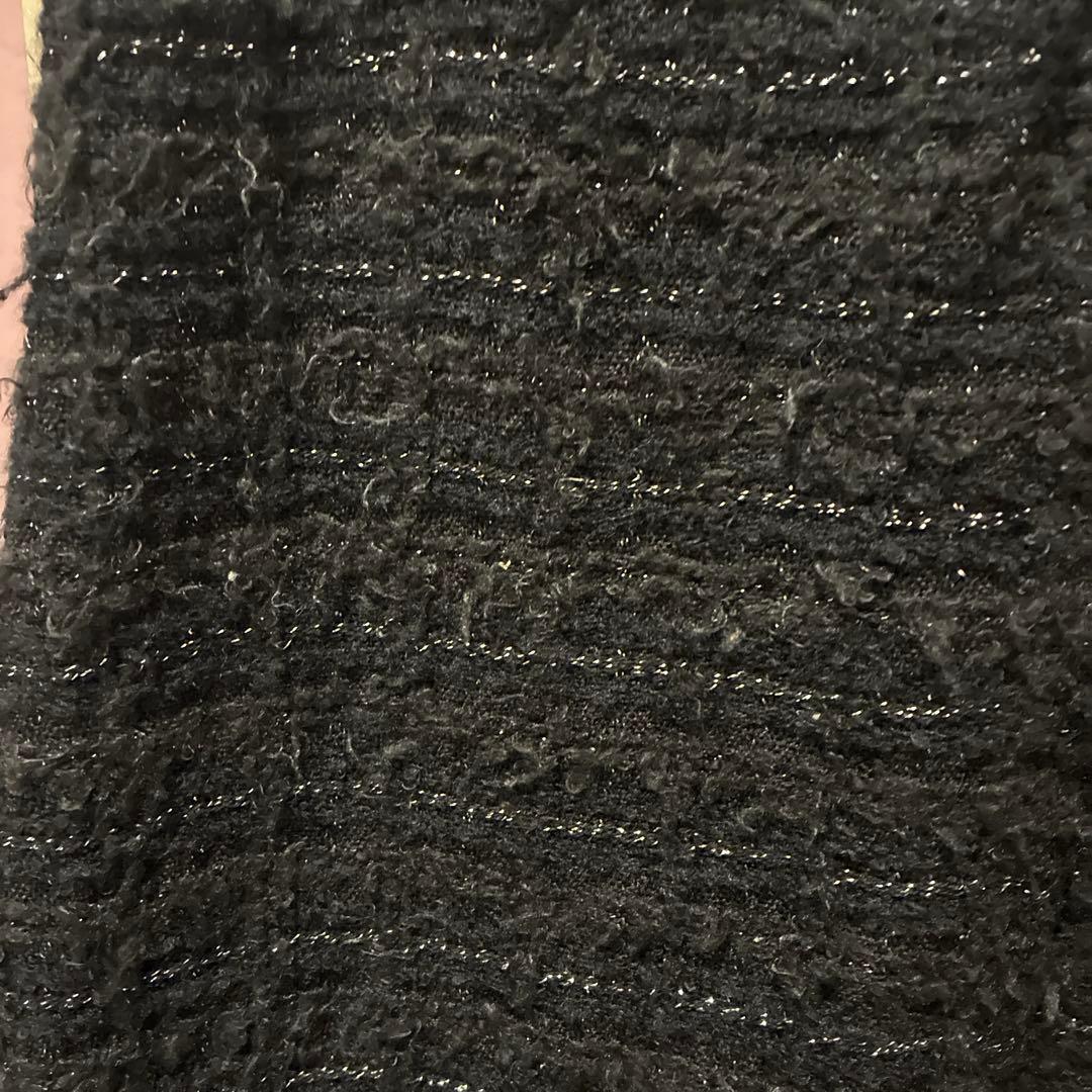 黒のツイードタイトスカート　tricot COMME des GARCOＮS