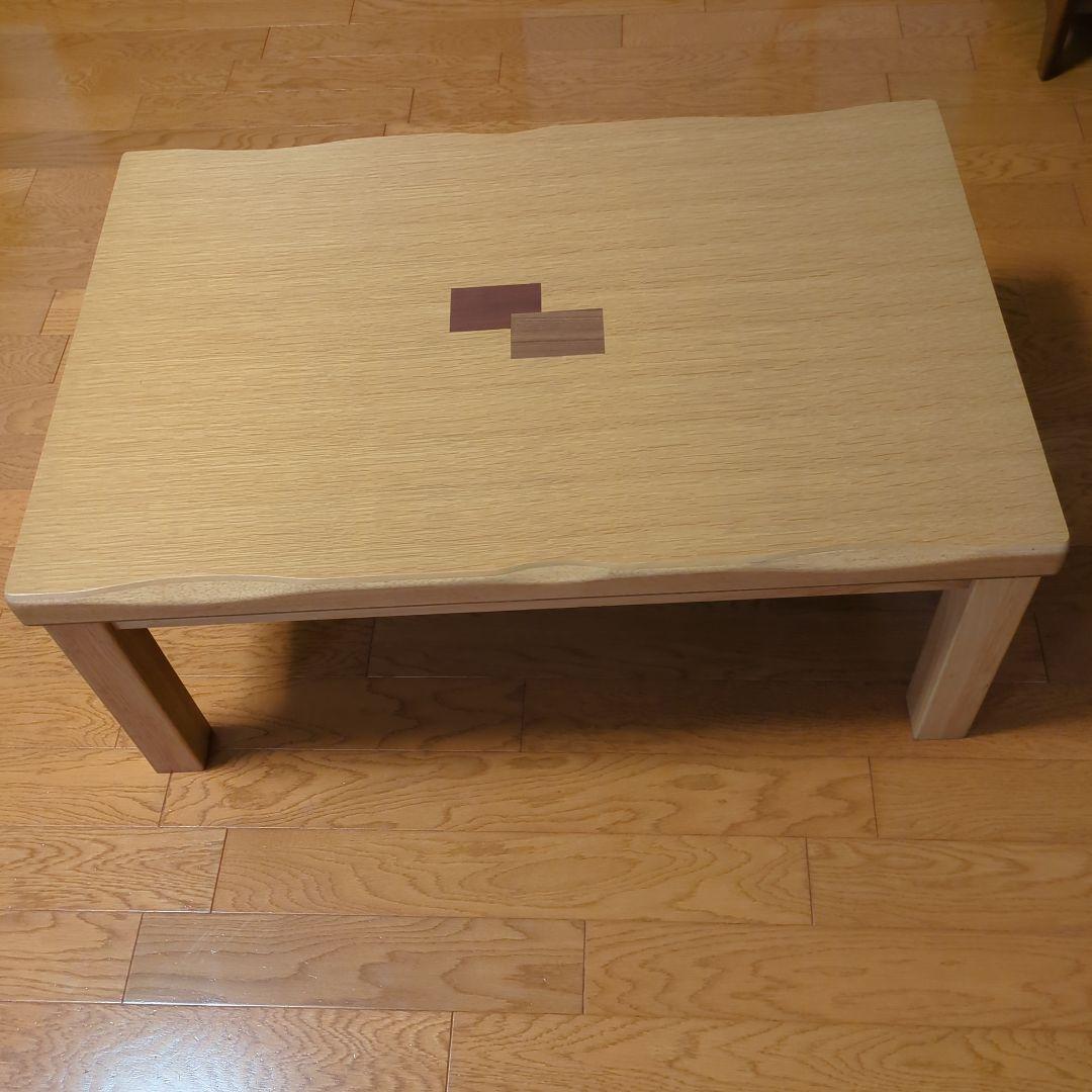 ナチュラルウッド シンプルテーブル
