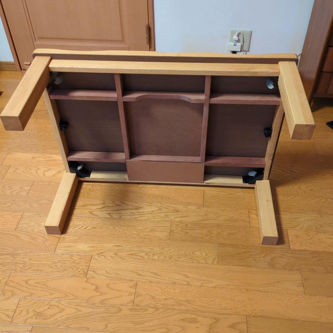 ナチュラルウッド シンプルテーブル