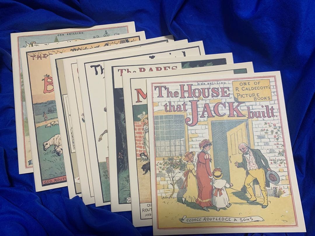 【未使用】コールデコットの絵本16冊セット・日本語解説書付　現代絵本の扉をひらく