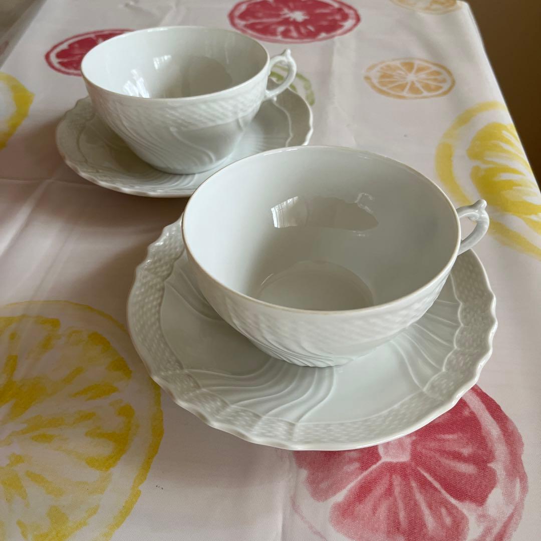 リチャードジノリ　ベッキオホワイト　スープカップ 2客セット