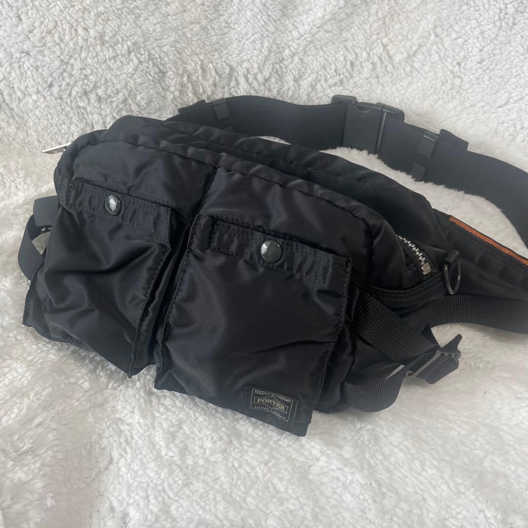 美品　ポーター　PORTER　TANKER　ウエストバック