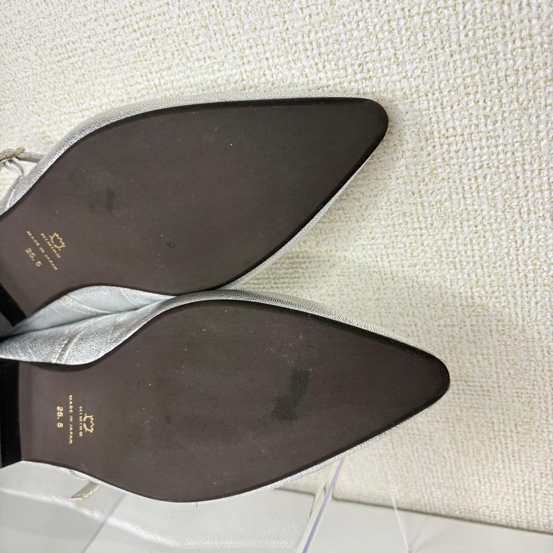 HIMIKO ヒミコ　25.5cm メリージェーン　フラットシューズ　パンプス