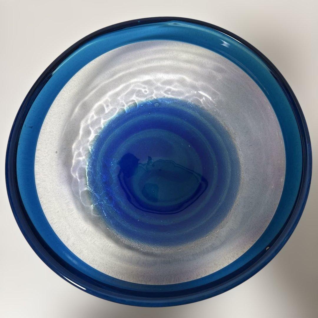 琉球ガラス 硝子 気泡 ガラス ボウル 深鉢