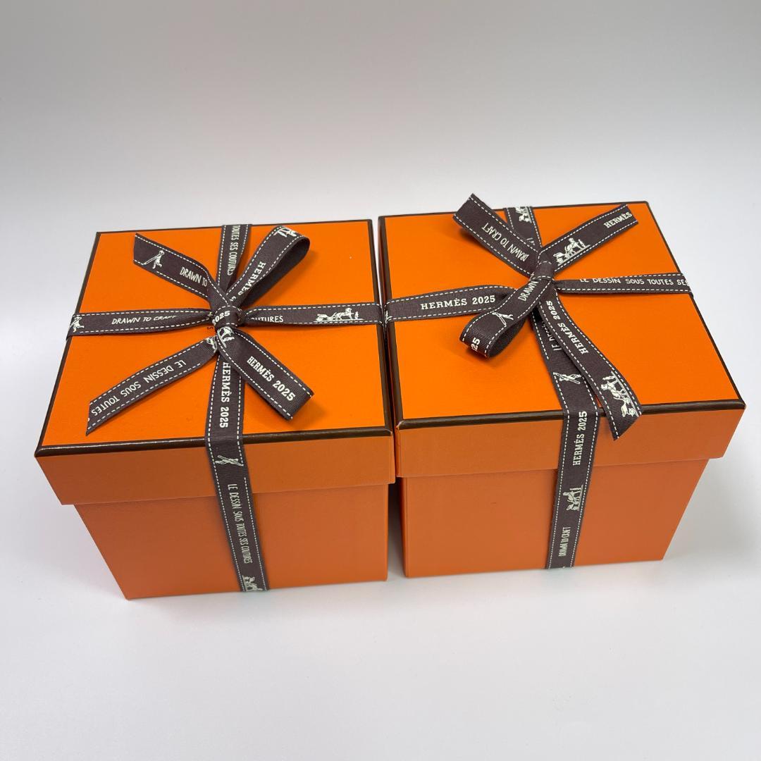 エルメス　ゴブレット 〈モザイク 24〉 ゴールド2客セット　新品未使用品