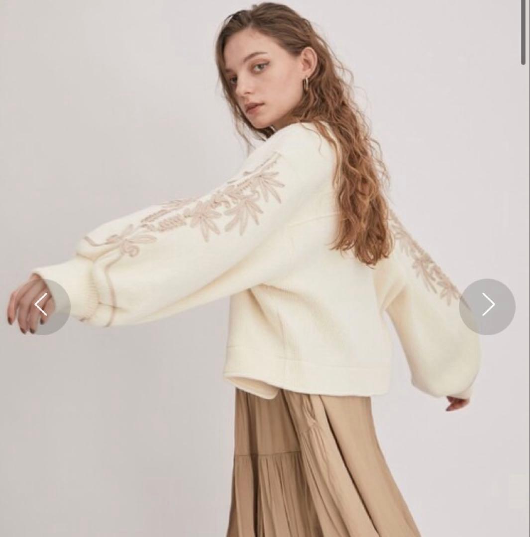 LOKITHO STUDIOUS別注 コードエンブロイダリーニットカーディガン