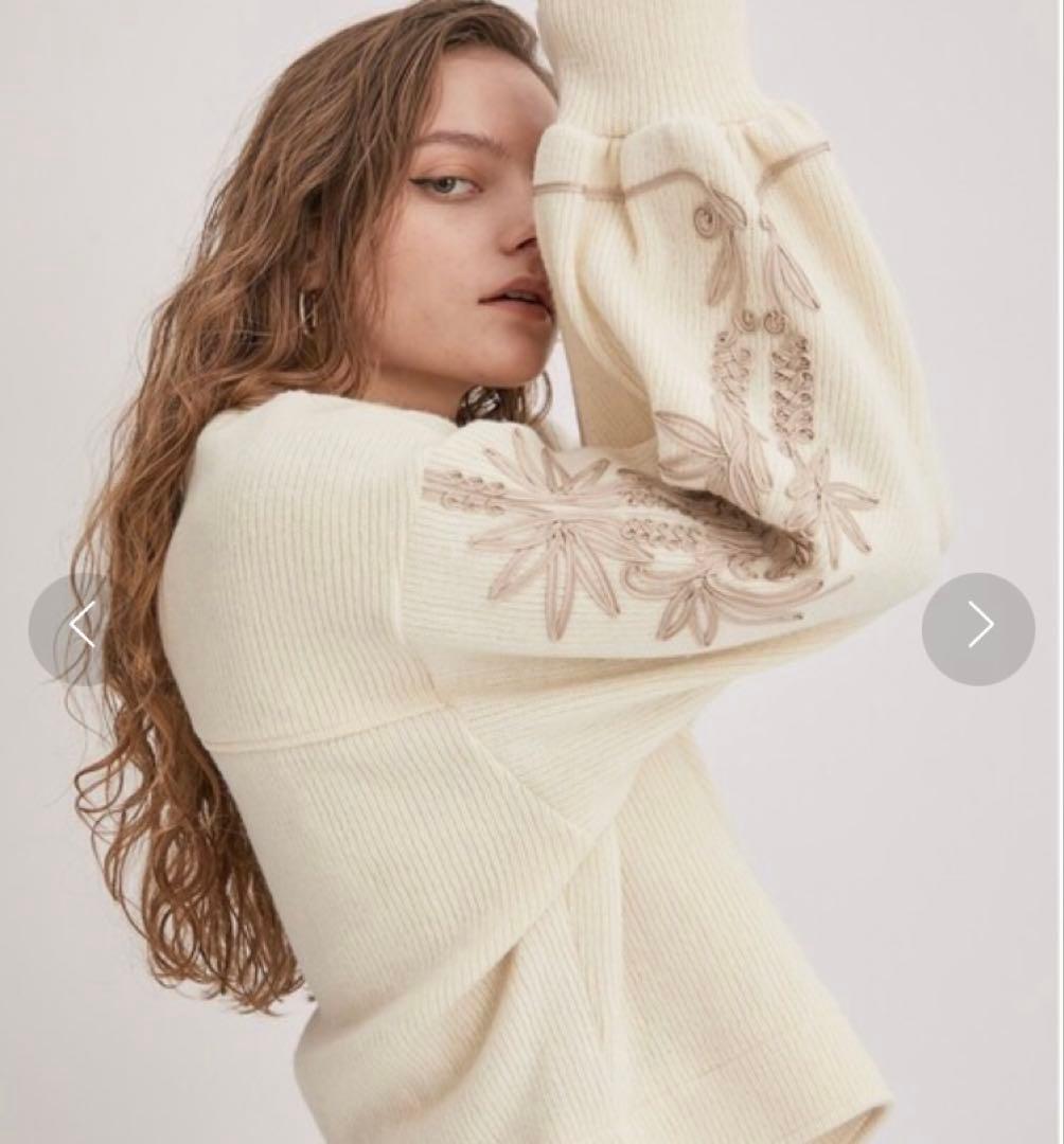 LOKITHO STUDIOUS別注 コードエンブロイダリーニットカーディガン