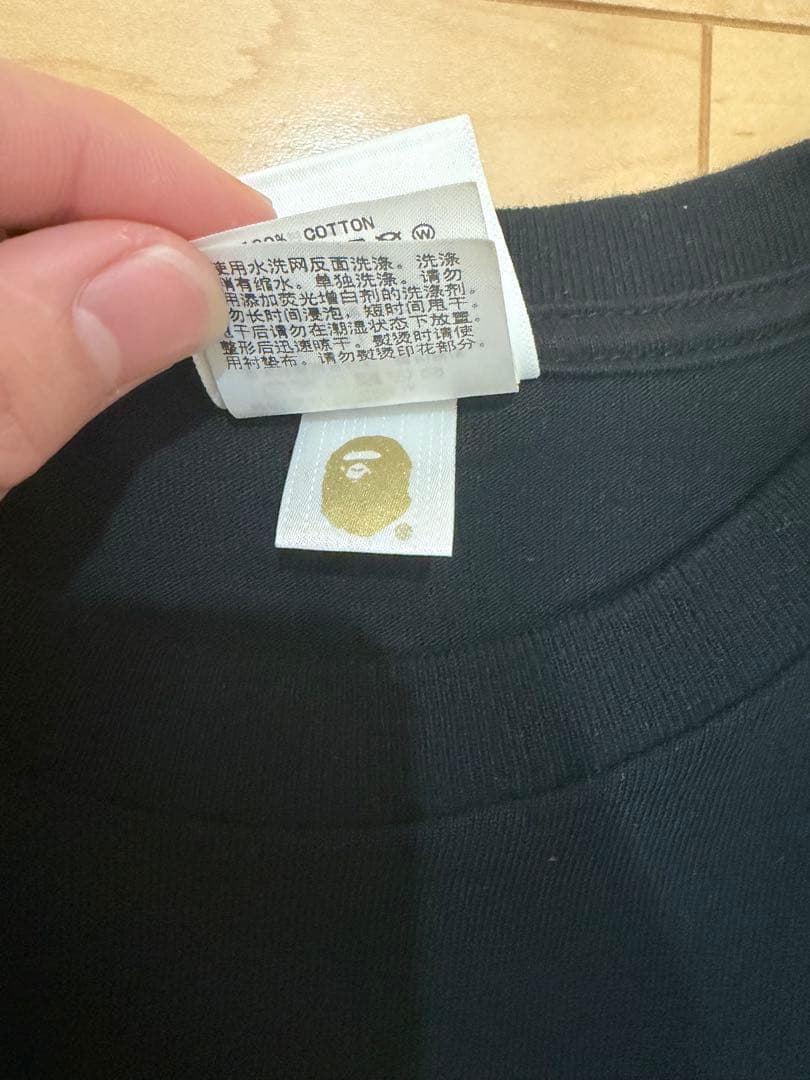 A BATHING APE ブラック Tシャツ美品