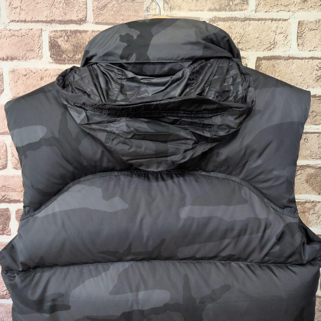 THE NORTH FACE センターロゴ刺繍 カモフラ ヌプシ ダウンベスト