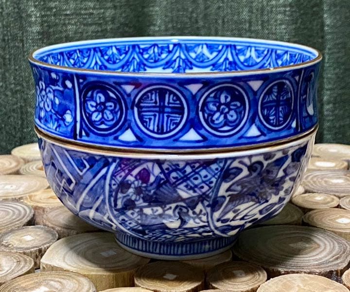 京焼 祥瑞捻茶碗 高野昭阿弥 作