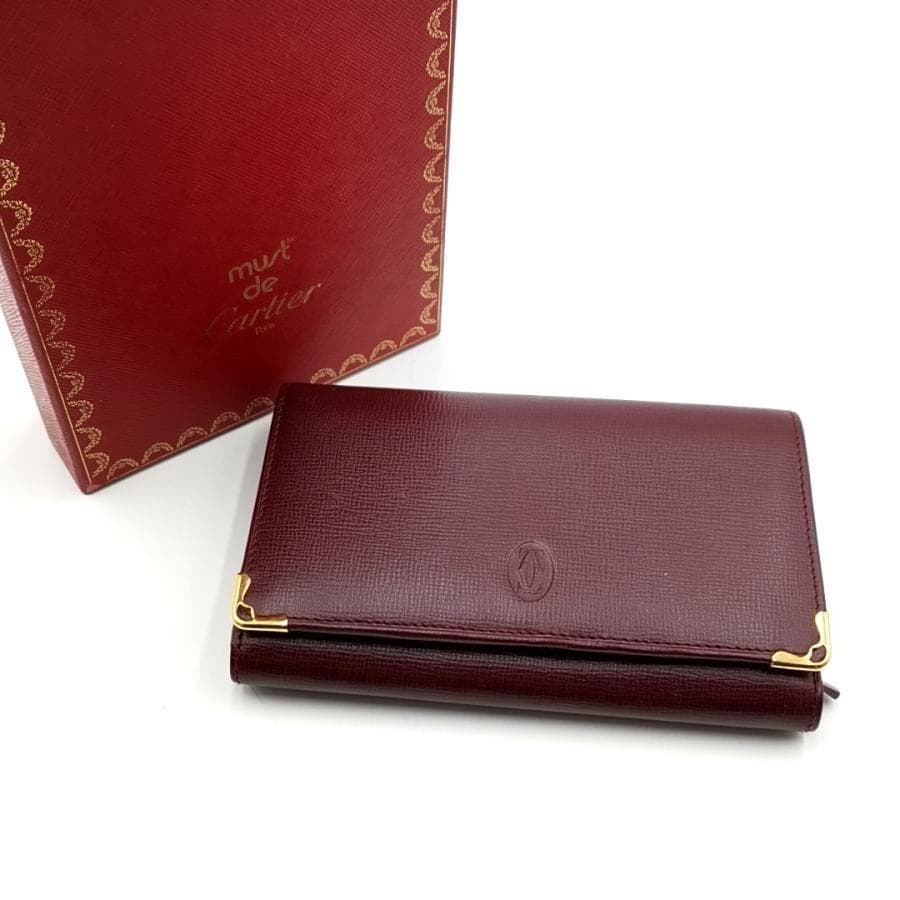 超美品 カルティエ Cartier 財布 マストライン 11-25120302