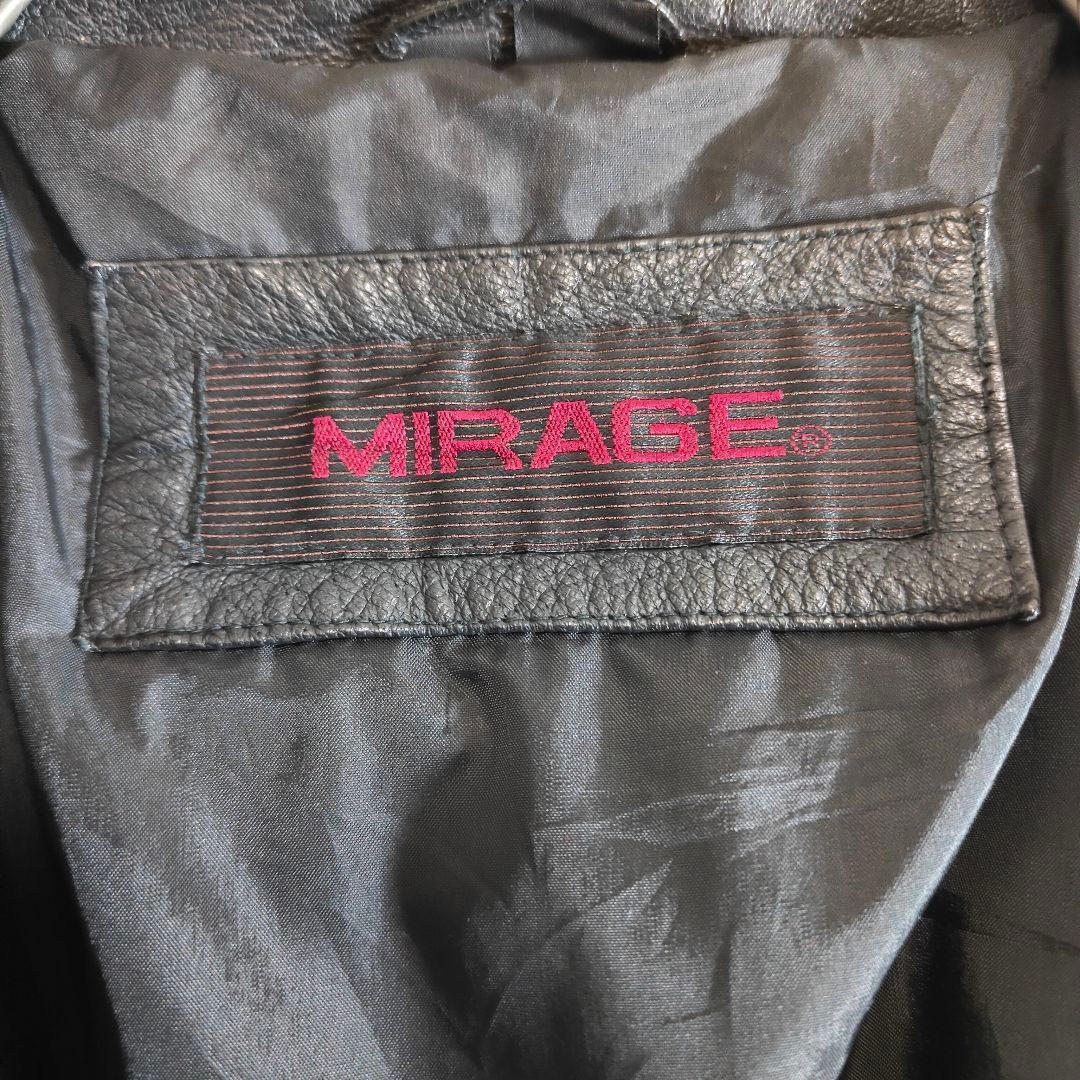 レザージャケット リアルレザー 短丈 ボンバー ブラック XL相当