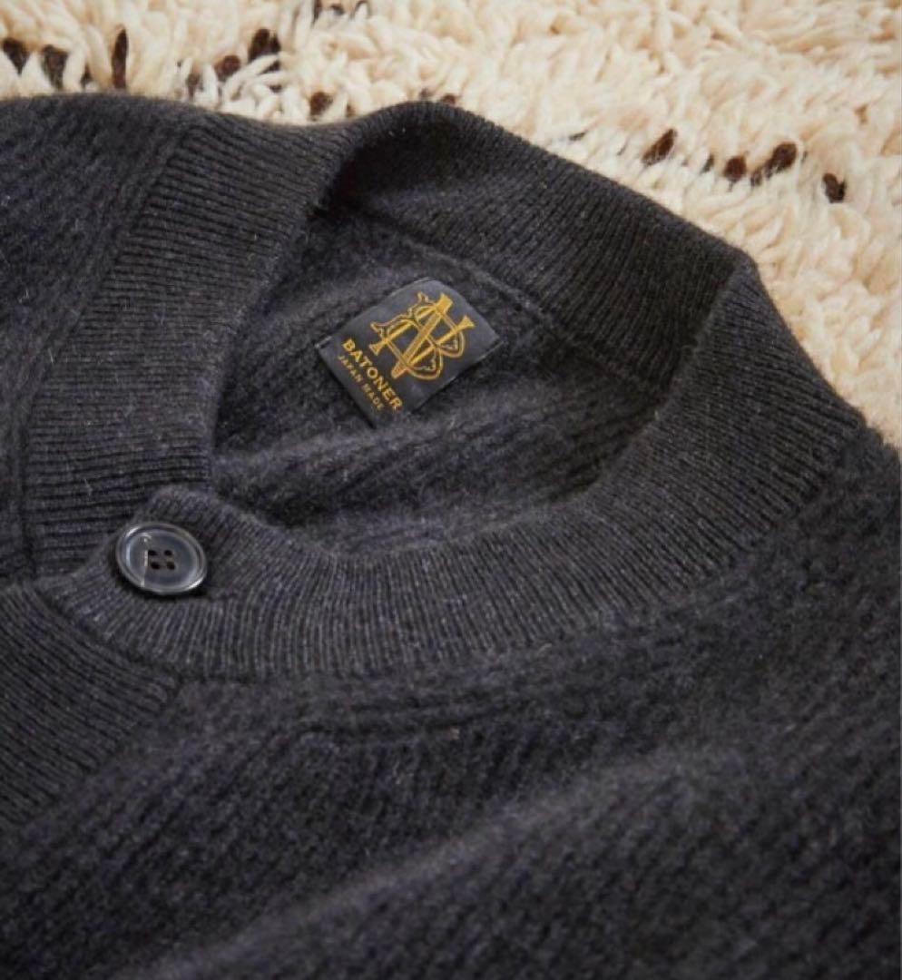 BATONER × ARKnets カシミヤ fox cardigan