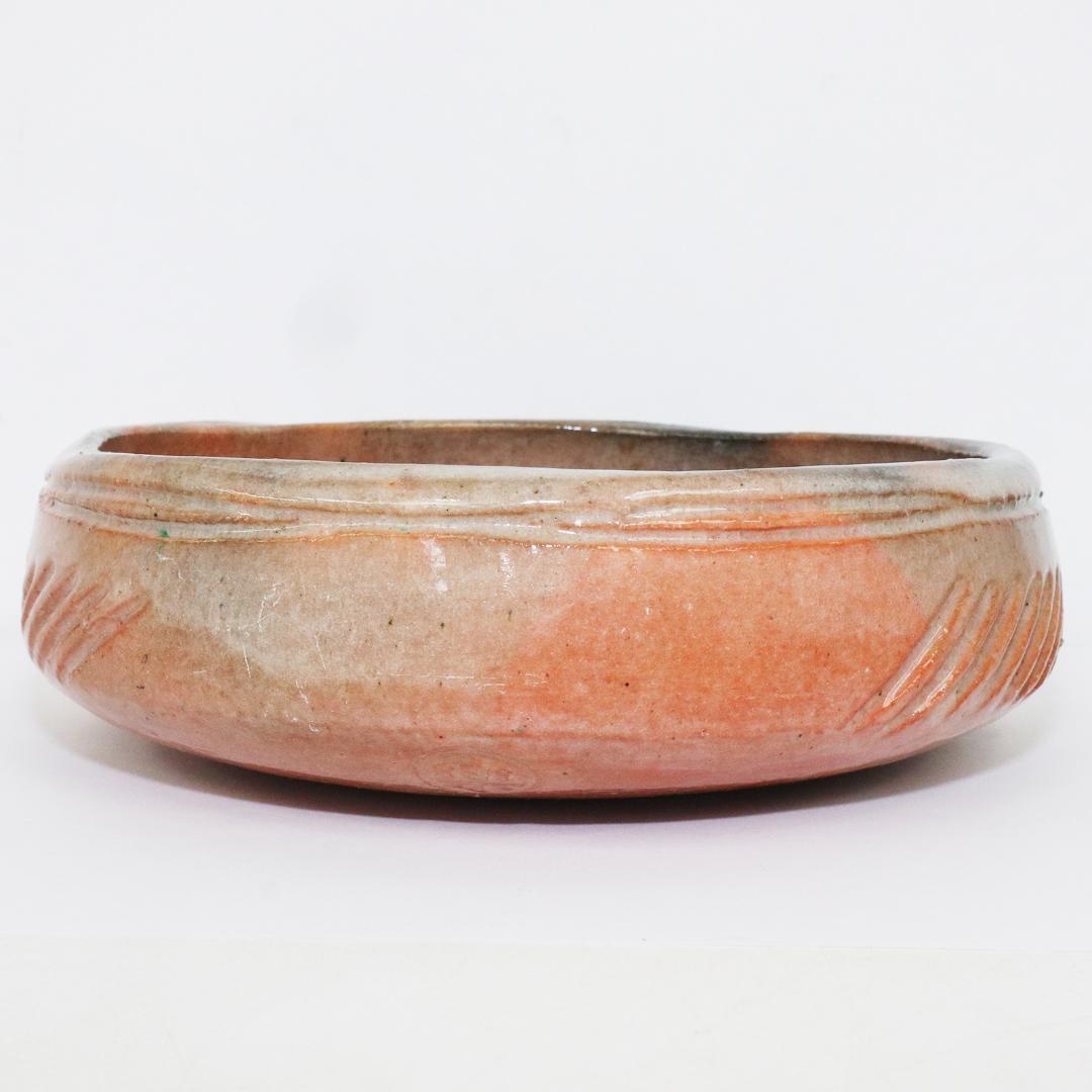 楽 吉左衛門 弘入 嶋台茶碗 菓子鉢 赤 赤楽 茶碗 楽焼