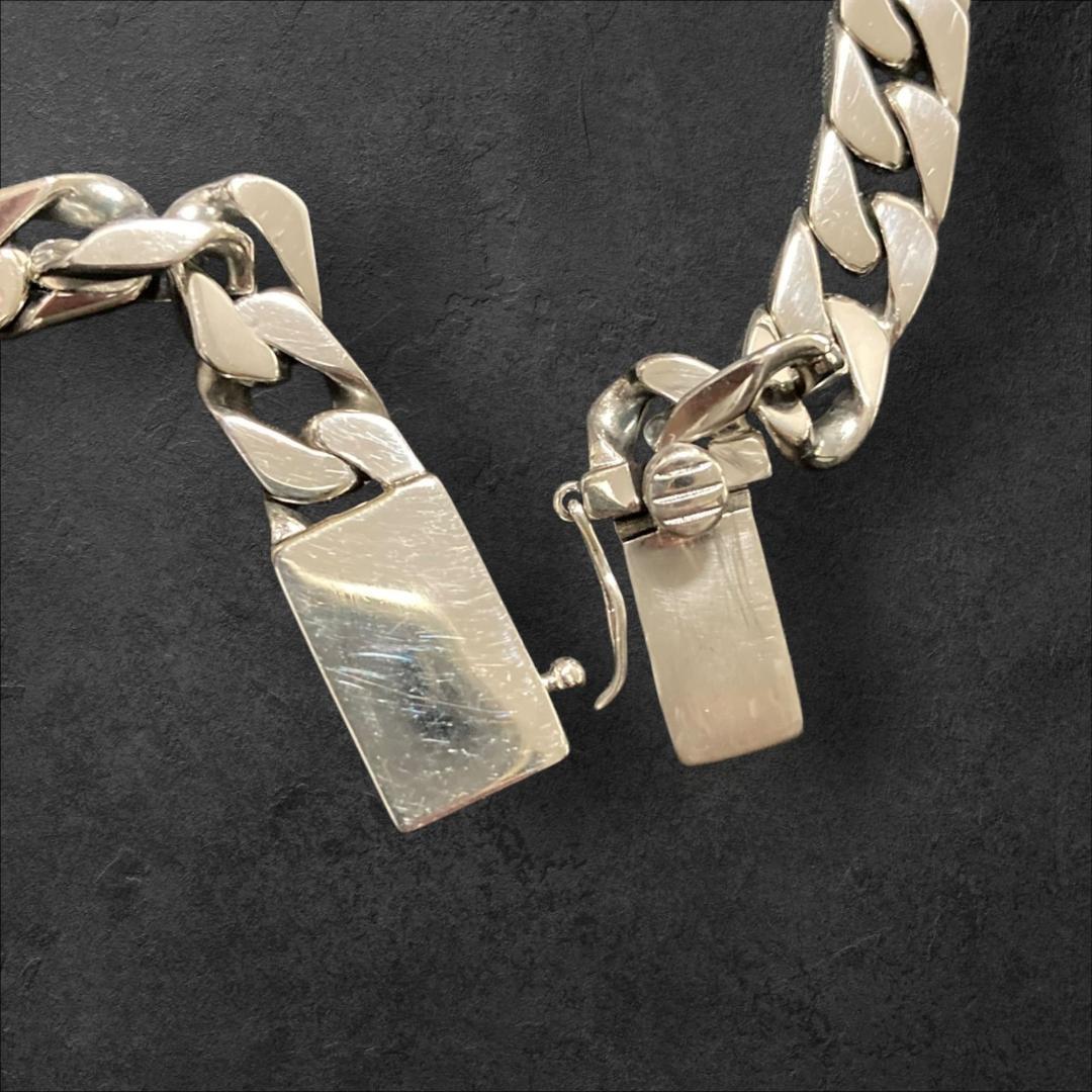 喜平 ネックレス 幅7mm 長さ45cm S925刻印 鑑定書付き