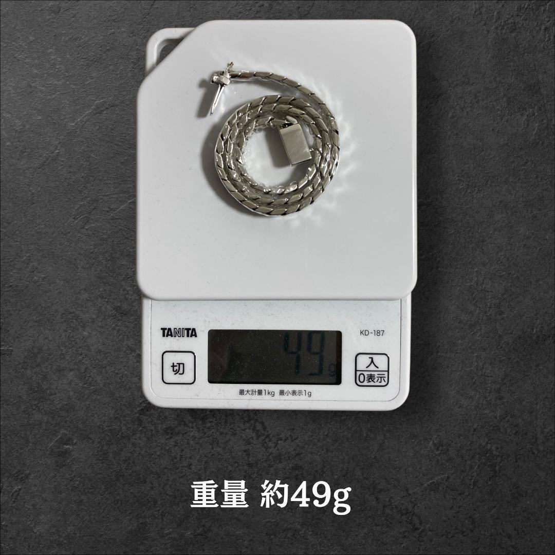 喜平 ネックレス 幅7mm 長さ45cm S925刻印 鑑定書付き