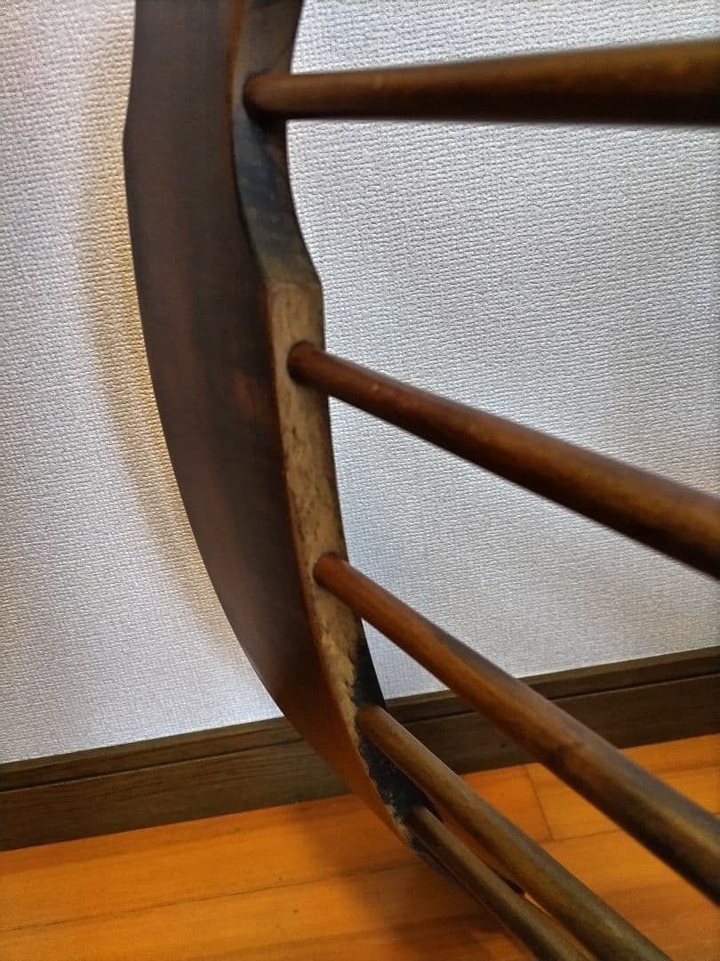 飛騨の家具　ロッキングチェア　リビングチェア　座面クッション固定　飛騨産業