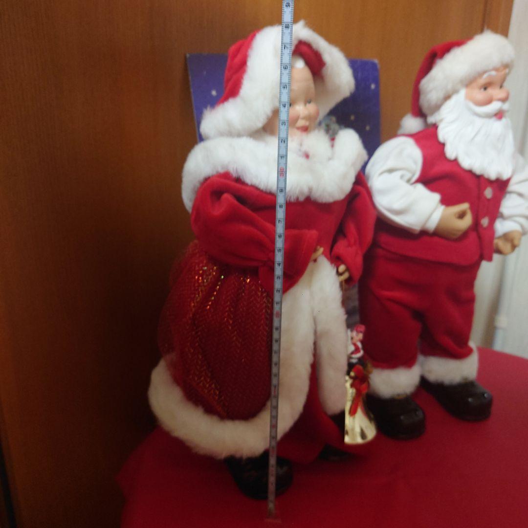 クリスマス！ダンシング、ミュージック！サンタ&サンタ夫人ドールセット！