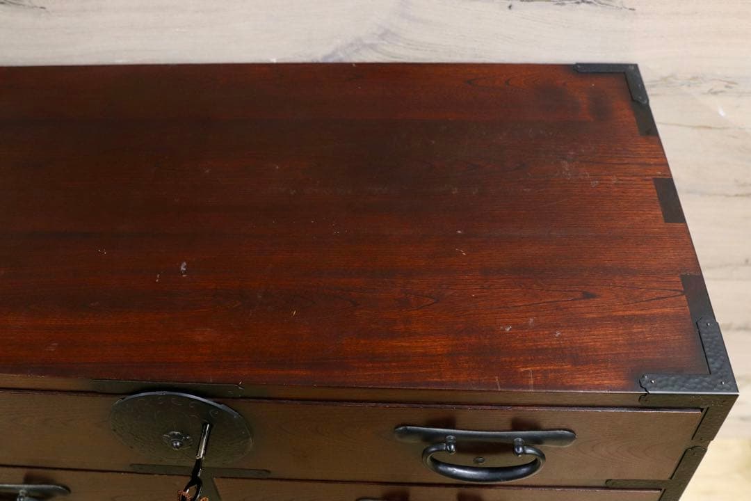 GMIS259○仙台箪笥 時代箪笥 整理箪笥 引出し収納 和家具 和モダン