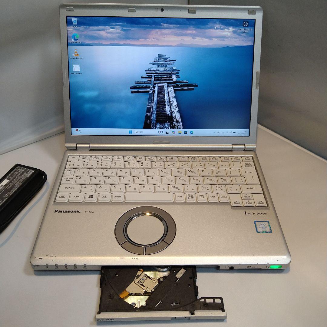 レッツノート CF-SZ6 第7世代i5 メモリ8GB SSD256GB DVD